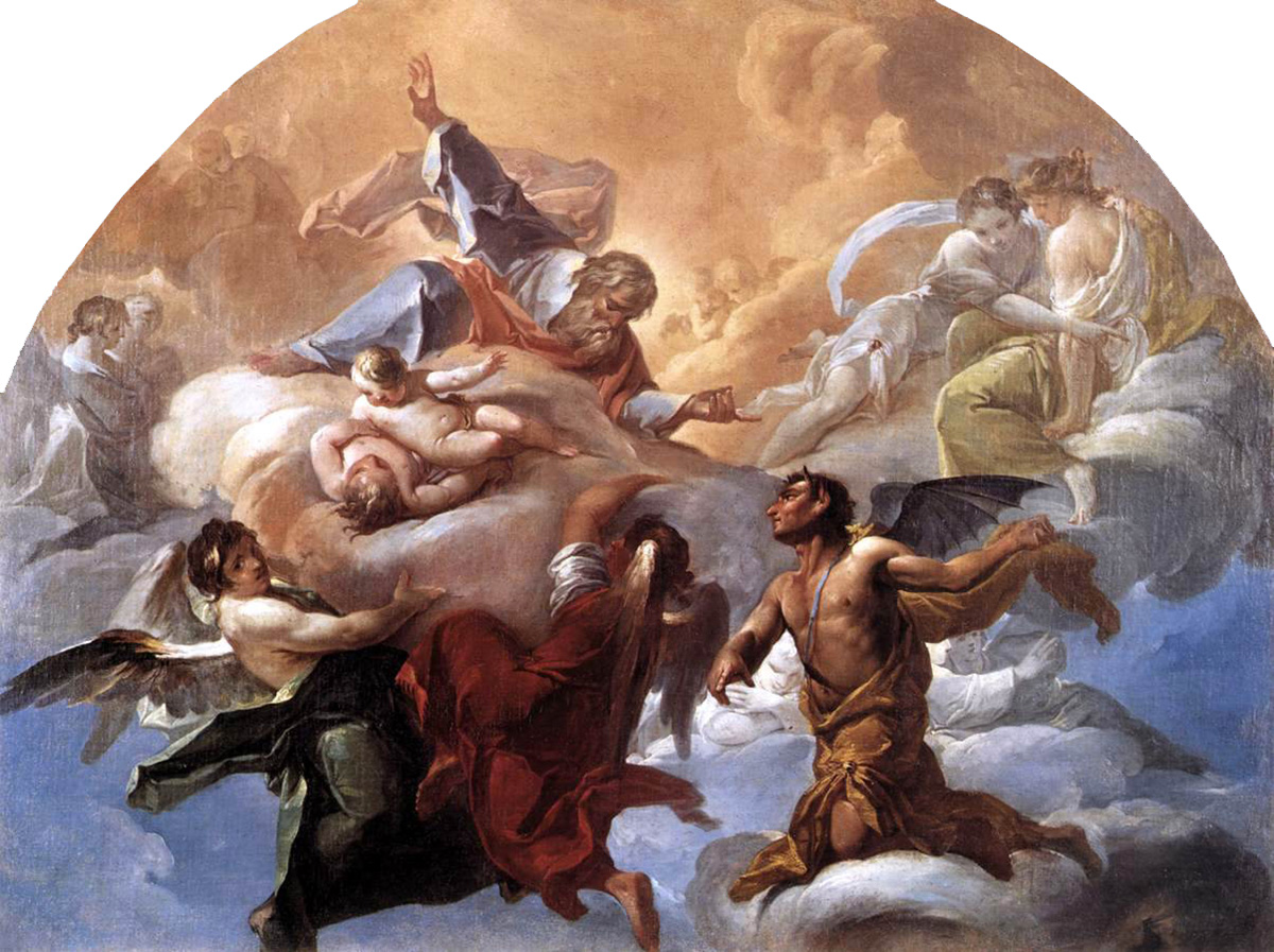 satan before god